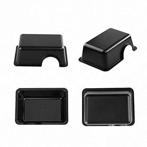 Reptile Hideout Box Small Animal Hide Cave for Snakes Lizards Leopard Gecko Rodents Spiders (S) - size: S