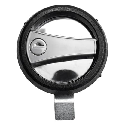 MS901 Black Electric Panel Cam Lock 1PC Round Security Lock for Electrical Enclosures Cabinets Boxes Replacement Enclosure Lock