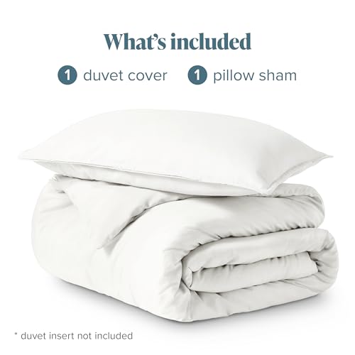 Bare Home Bedding Duvet Cover Extra Long Size - Premium 1800 Super Soft Collection - Lightweight, Cooling Duvet Cover - Soft Breathable Bedding (Twin/Twin XL, Cream) - color: 13 - Cream (No Comforter), size: Twin/Twin XL