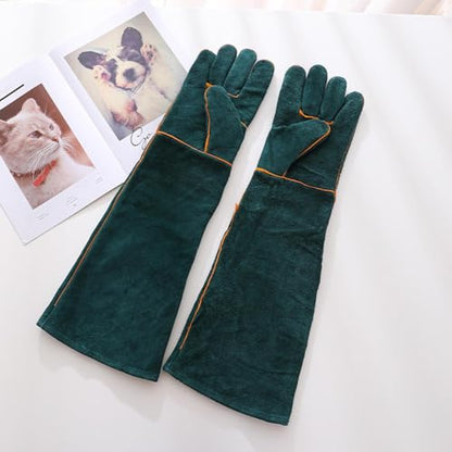 Bite Proof Animal Handling Gloves, Dog Training Gloves, Multipurpose Pet Glove For Grabbing Reptile, Grooming, Trips To Vet, - size: 60CM