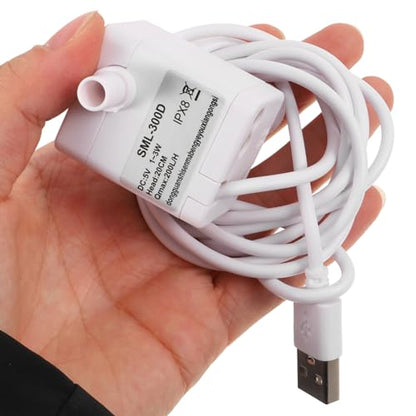FOMIYES Usb Mini Submersible Water Pump for Fish Tanks and Efficient Fountain Pump for Hydroponic Systems and Aquariums Lightweight and Design for Indoor and Outdoor Use