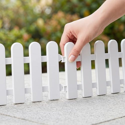 Kisangel 4pcs Tortoise Enclosure Fence Panel, Plastic Pet Fence Barrier for Small Animals Guinea Pigs Reptiles Outdoor Garden Backyard Set