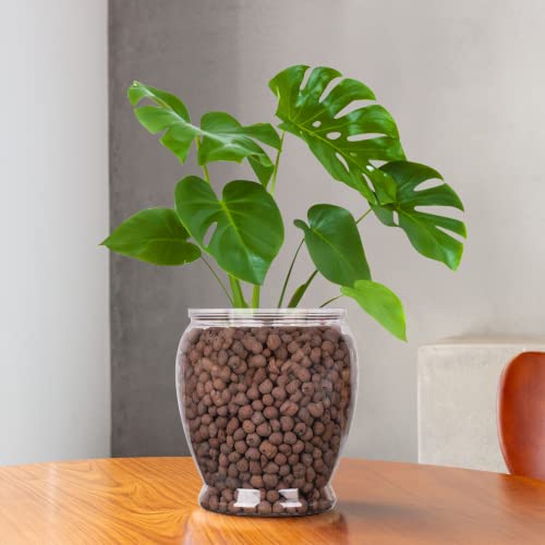 GASPRO 10lb LECA Expanded Clay Pebbles for Plants, Hydroponics, Aquaponics, 100% Natural Leca Balls for Soil Root Development, Orchid Potting Mix, Drainage and Reusable, 4-16mm