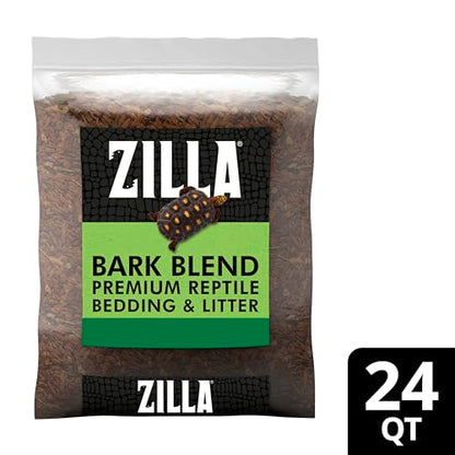 Zilla Bark Blend, Organic Fir Bark for Tropical and Forest Habitats, 24 Quarts - size: 24-Quart