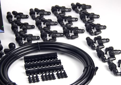 MistKing – Advanced Misting System (3/8” Backbone), 5th Gen | Used by Zoos, Institutions & Hobbyists | Expandable to 70 Nozzles | Fine Mist | 50 Micron Droplets | Upgraded Timer & Components | - size: Version 5, style: Advanced