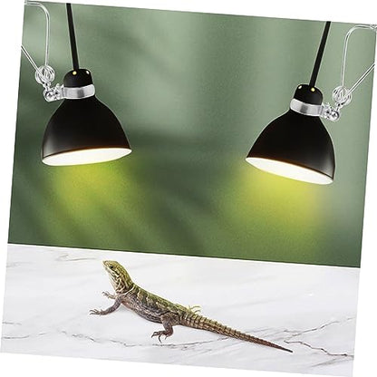 Happyyami 2Pcs Adjustable Clamp Stand for Reptile Heat Lamps Durable Fixture for Turtle and Lizard Lighting Heat Resistant and Sturdy Design for Reptile Habitat Setup