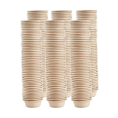 300 Pack Paper Feeding Cups Samll 0.5 oz Gecko Food and Water Feeding Dish Ledge Holder Accessories Bowls for Crested Gecko Lizards Reptiles Pets