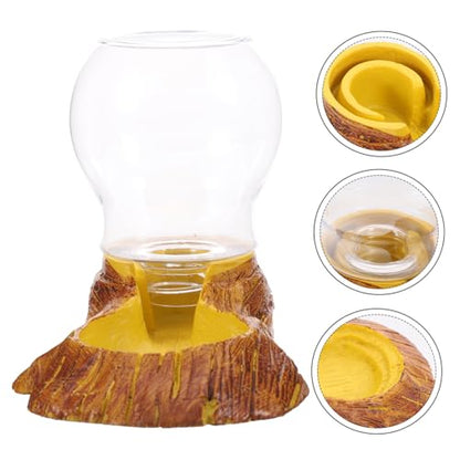 BESPORTBLE Resin Crawler Waterer Automatic Turtle Fountain Heating Pad Reptile Decor Watering System for Tortoise Lizard