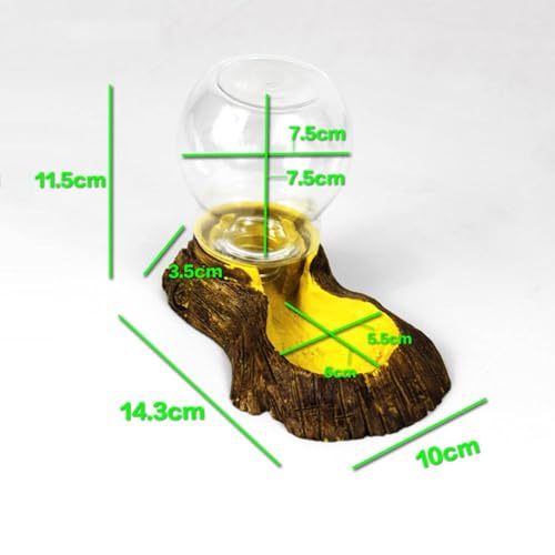 Reptile Water Feeder - Pet Water Fountain | Automatic Waterer Reservoir Feeder | for Turtle Bearded Dragons Lizards Geckos Turtle Bearded Dragons Lizards Geckos for Terrarium Tank
