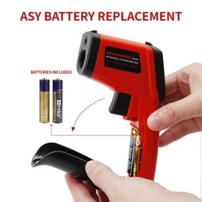 MEASUREMAN Infrared Thermometer (Not for Human),Standard Size Temperature Gun Non-Contact Digital Laser Thermometer-58℉~752℉(-50℃ to 400℃) (Pack of 2) - size: -58℉~752℉(-50℃ to 400℃) (Pack of 2)
