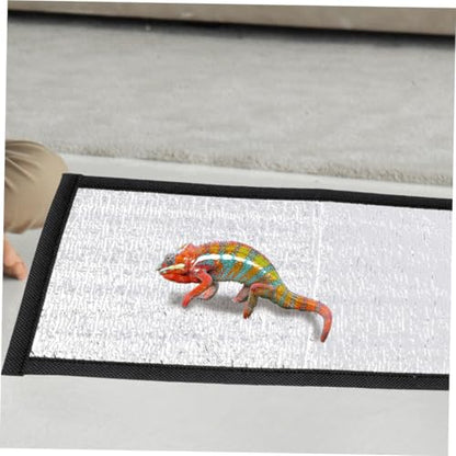 LIOOBO Reflective Insulation Pad Film for Reptile Heating Pad Under Tank Heater Mat for Snakes Lizards Turtles