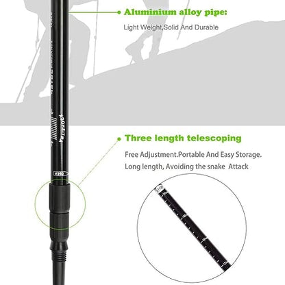 AYNEFY Retractable Snake Hook, Stainless Steel Extensible Snake Catcher Capture Hook Adjustable Reinforced Lightweight Reptile Grabber Snake Catcher with Handle Professional Reptile