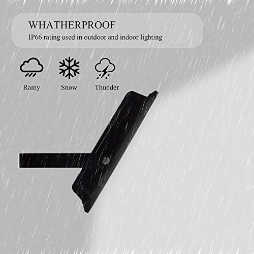 2 Pack 60W LED Outdoor Lighting Flood Lights,Wall Light,Work Light,IP66 Waterproof Security Lights,5400lm,6500K White Light for Shop,Garage,Yard,Garden,Landscape, Playground Lighting