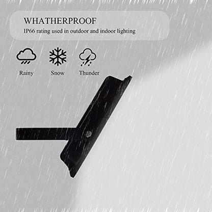 2 Pack 60W LED Outdoor Lighting Flood Lights,Wall Light,Work Light,IP66 Waterproof Security Lights,5400lm,6500K White Light for Shop,Garage,Yard,Garden,Landscape, Playground Lighting