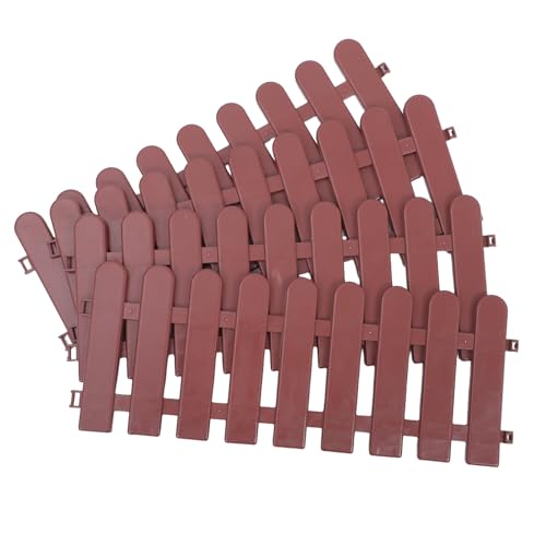 Uonlytech 4pcs Turtle Pen Plastic Pet Barrier Fence 50x20cm Outdoor Tortoise Exercise Playpen Small Animal Enclosure Garden Plant Borders for Reptiles
