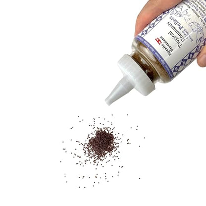 Aquatic Provisions Extra Small Fish Food Pellets 3.17 oz, Sinking 0.5mm Size, High Protein, for Tropical Community Aquariums