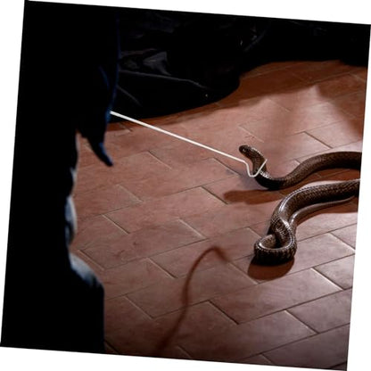 Snake Catcher Tool Retractable Reptile Hook Sturdy Stainless Steel Snake Trap Extendable for Professionals
