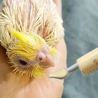 Baby Bird Feeding Syringe Set, Pet Parrot Milk Feeding Syringe with Tubes, Parrot Feeding Tubes Measuring Tools for Feeding Pets Scientific Industrial Labs… (10ml+20ml+60ml) - color: 10ml+20ml+60ml