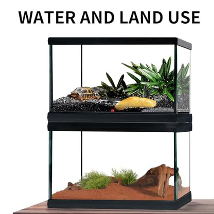 Reptile Glass Terrarium Tank 12"*8"*6",Small Cage Full View with Top Screen Ventilation Habitat Enclosure for Tarantula,Frog,Gecko,Insects,Spiders,Snakes,Hermit Crab,Turtle,Ball Python - size: 12*8*6inch