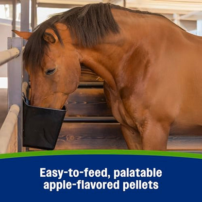 Farnam Apple Elite Electrolyte Supplement for Horses, Replaces Vital Minerals, for Hydration, No Added Sugar, Horse Supplements with Sodium, Potassium, Calcium & Magnesium, 7.5 lb, 40 Day Supply - size: 7.5 pounds