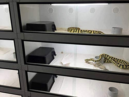 Leoterra Snake Hides for Ball Pythons X-Large Ball Python Hides 16.5"x10.6"x4.3"(XL) Plastic Material Durable and Easy to Clean