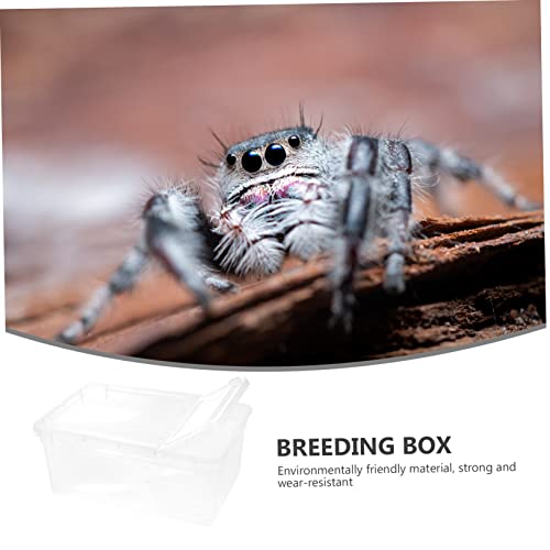 BESTonZON Practical Reptile Terrarium Full Observation Breeding Boxes for Spiders Lizards and Insects