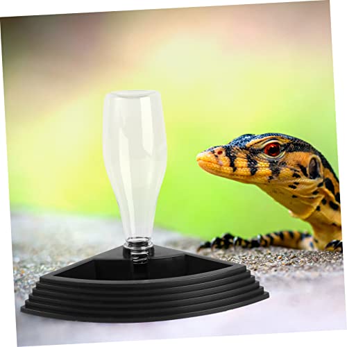 SUPVOX Reptile Tank Stand Water Fountain Pet Drinking Bowl Large Capacity Safe No Leak Easy Installation for Lizards and Tortoises