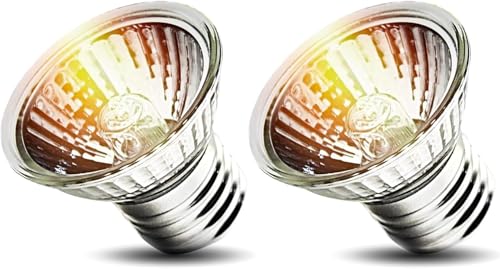 2-Pack 75W UVA Bulbs, Light Turtle Heat Lamp for Reptiles and Amphibian Tanks, Terrariums and Cages, Fit E26 Heat Reptile Lamp,Works with Various Lamp Fixtures,for Lizards, Snakes, Turtles - size: 75 Watts (2-Pack)
