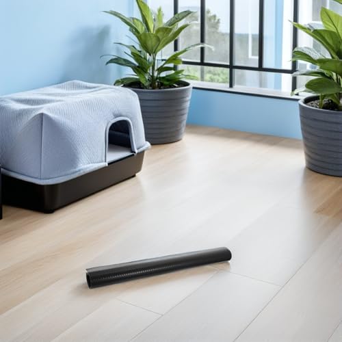 Kisangel Reptile Tank Flooring Mat, Washable Terrarium Bedding Carpet, Black 60x150cm Reptile Cage Liner for Leopard Gecko, Bearded Dragon, Snake, Lizard, and Tortoise