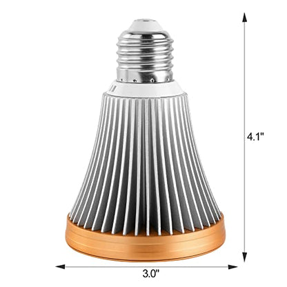 UVA UVB Bulb for Reptiles & Amphibians, 8508 LED Lamp with UV Light