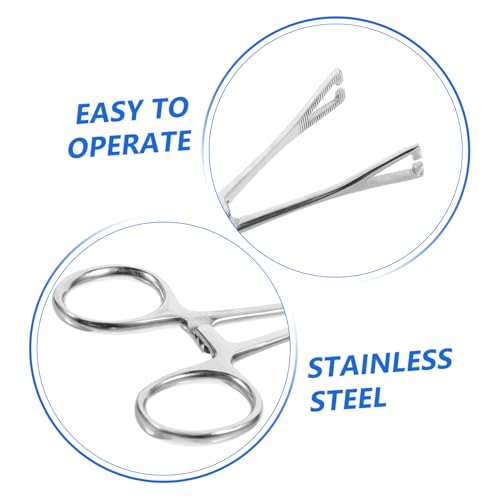 GALPADA Stainless Steel Reptile Feeding Tweezers Long Handle Tongs with Smooth Tips for Secure Handling for Terrarium Supplies and Snake Feeding