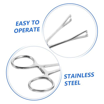 GALPADA Stainless Steel Reptile Feeding Tweezers Long Handle Tongs with Smooth Tips for Secure Handling for Terrarium Supplies and Snake Feeding