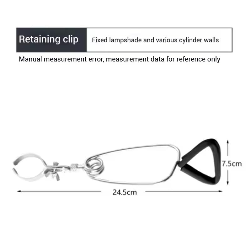EatingBiting 2Pcs Reptile Heating Lamp Clamps Adjustable Fixture Turtle Dome St Plastic Easy Install Durable Portable Fish Tank Aquarium