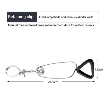 EatingBiting 2Pcs Reptile Heating Lamp Clamps Adjustable Fixture Turtle Dome St Plastic Easy Install Durable Portable Fish Tank Aquarium