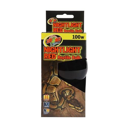 Zoo Med Nightlight Red Reptile Bulb 100 Watts - size: 100 W