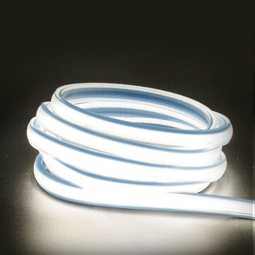 LED Lights 3.28FT, AC 110V COB LED Strip Lights with US Plug Waterproof IP67 1 Meter Flexible Rope Light 120V 4000K White LED Light Strip for Outdoor and Indoor Kitchen Cabinets Lighting - color: White 4000K, size: 3.28ft