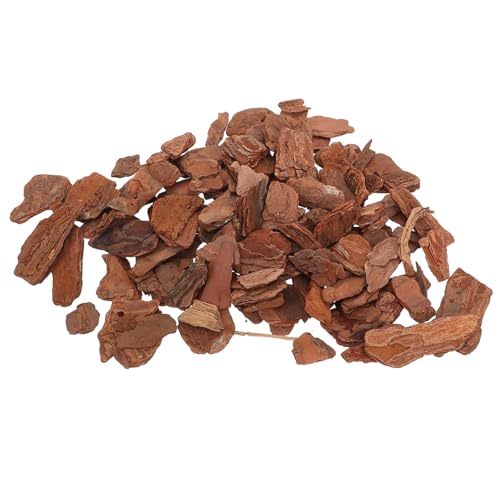 POPETPOP 1bag Reptile Enclosure Bark Chips Decorative Terrarium Substrate Safe Lizard Tank Bedding Natural Tree Bark Decor