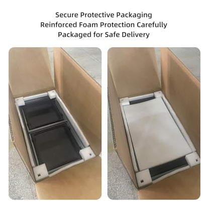 36x18x18 Glass Reptile Terrarium, 50 Gallon Aluminum Frame Reptile Enclosure with Waterproof Base, Sliding Doors, Screen Top & Stackable Design for Snakes Geckos Lizards - size: Bioactive-36X18X18INCH