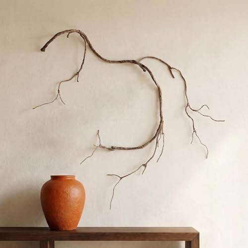 70in Bendable Artificial Vines Realistic Reptile Vines with Multi-Branch Design Fake Wall Hanging Plants for Jungle Branches Indoor Outdoor Festival Party Hobbit Enchanted Forest Decorations