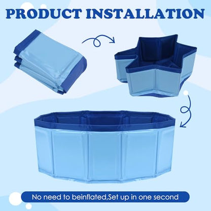 Foldable Bearded Dragon Bathtub, Bearded Dragon Pool, Bearded Dragon Bathtub with Soft Brush and Towel Set Reptile Accessories