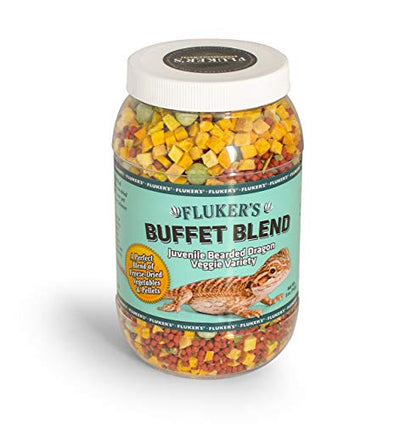 Fluker's Flukers 1 Piece Juvenile Bearded Dragon Veggie Variety Diet, 5 oz - size: 5 Ounce (Pack of 1)