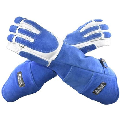 Animal Handling Gloves Leather Multipurpose Glove For Grooming, Bite Proof For Cat Dog Bird Falcon Livestock Snake