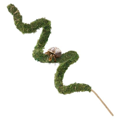 Hermit Crab Climbing Toys 11.8″ Reptile Vine Hermit Crab Accessories Bendable Hermits Crabs Supplies for Reptiles Hamsters Geckos Small Lizards
