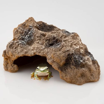 Large Reptile Cave Hideouts - Simulation Rock Terrarium Habitat Décor for Bearded Dragons, Turtles, Lizards, Snakes & More
