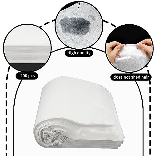 Buryeah 200 Pcs Bird Cage Papers Liner Disposable Non Woven Parrot Bird Pad, Precut Absorbent Bird Paper, Pet Cages Cushion Accessories for Parrot Canary Finch Macaw Parakeet, 22.8 x 11.1''