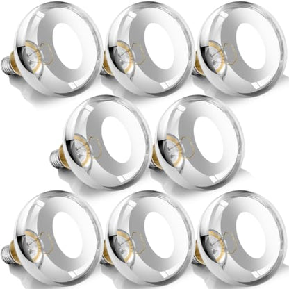 250W Clear Heat Lamp Bulbs, 8000 Hours Rated, R40 Bathroom Shower Incandescent Light Bulb, Infrared Heating for Chickens, Reptiles, Pets, Food, E26 Base, 8 Pack - color: White, size: 8 Pack