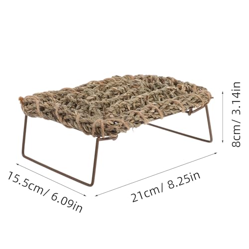 Abaodam Bearded Dragon Hammock: Lizard Hammock Swing Bedding Mat Reptile Basking Platform Bed Habitat for Bearded Dragon Lounger