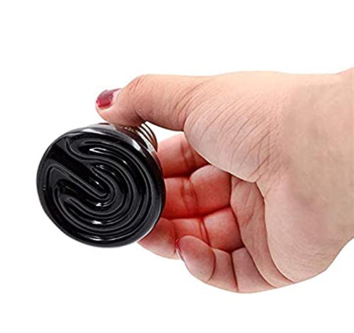 2-Packs 50W Black Ceramic Heat Lamp Mini Reptile Heat Lamp Bulbs E26/E27 Infrared Reptile Heat Emitter Heater Lamp Bulb No Light Lamps for Lizard Brooder Coop Aquarium Habitat Lizard Turtle