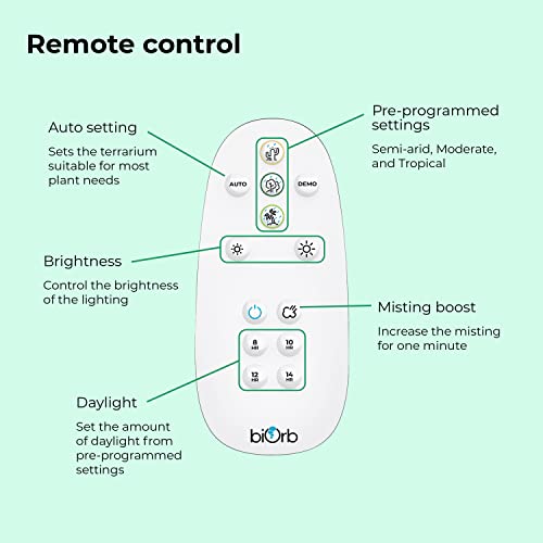 biOrb AIR 30, Fully Automated Terrarium for Arid, Temperate, or Tropical Plants, White - color: White