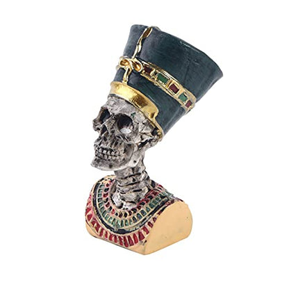 Skull Pharaoh Statues Reptile Small Figurine Sculpture Aquarium Terrarium Fish Tank Decorations Ornament Egypt Turtle Lizard Tanks Egyptian Décor